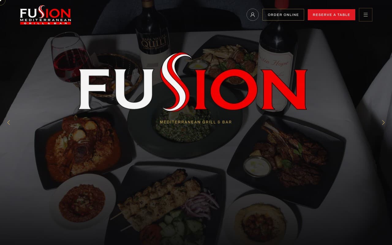 Fusion Grill & Bar website